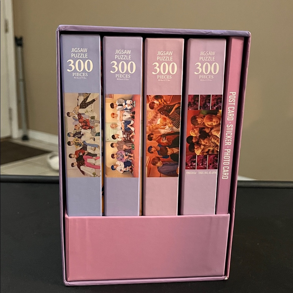 BTS KPOP Colorful Jigsaw Puzzle Set Map of soul- 300 Pieces